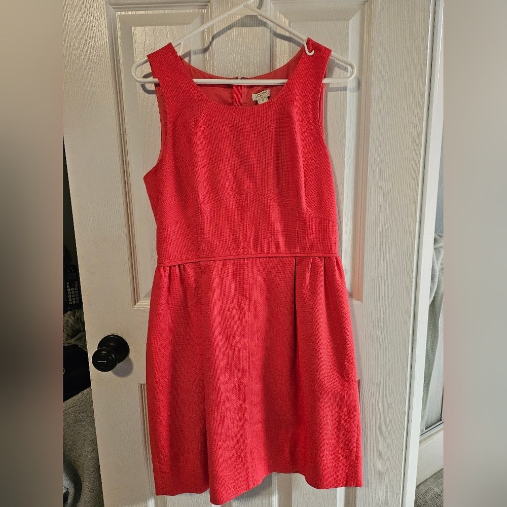 JCrew Coral Pink Dress Size 8